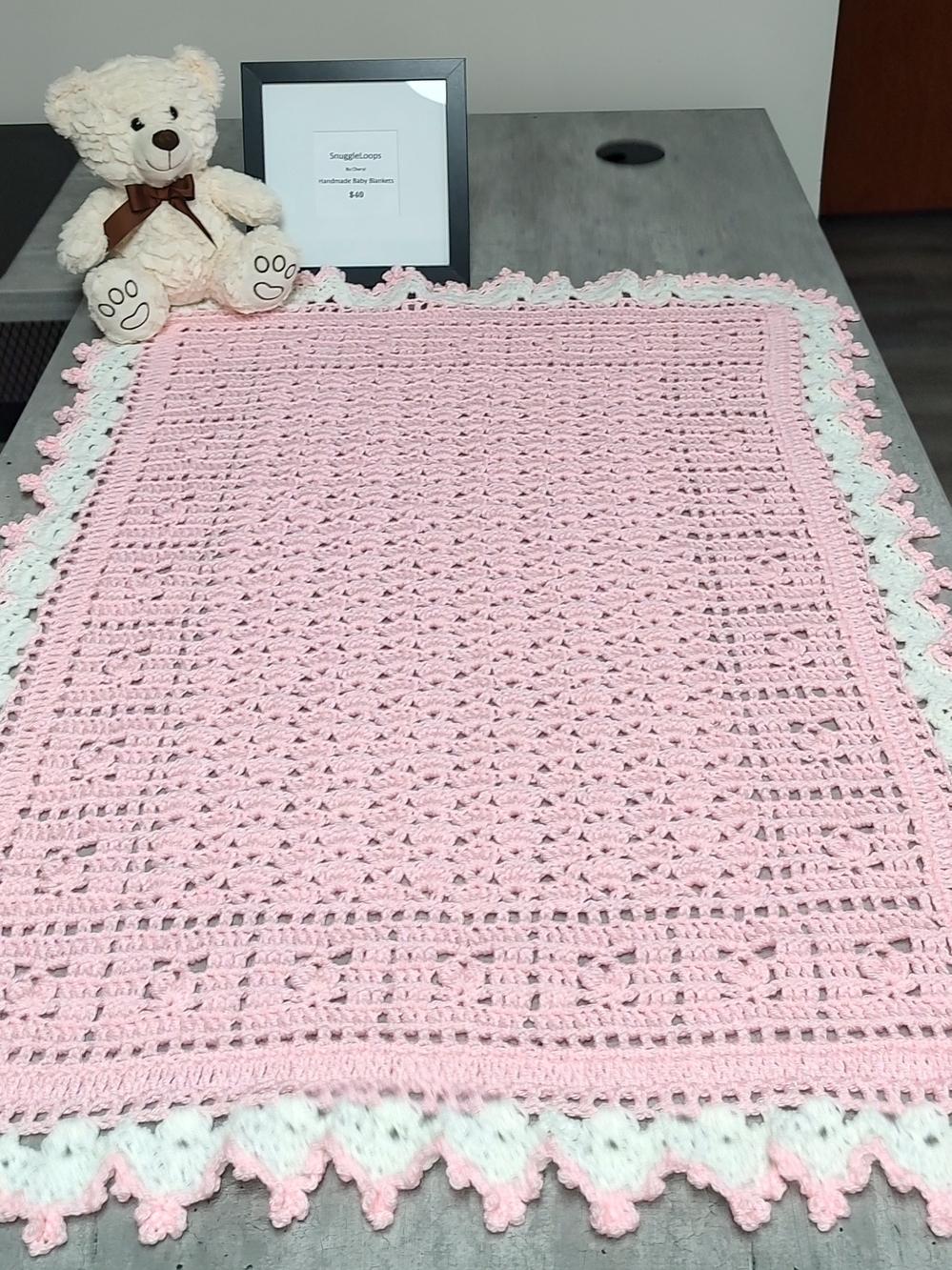 Sweet Dreams Crocheted Baby Afghan Blanket